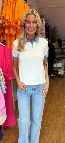 BLAIR top white