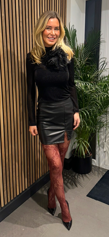 Leather skirt