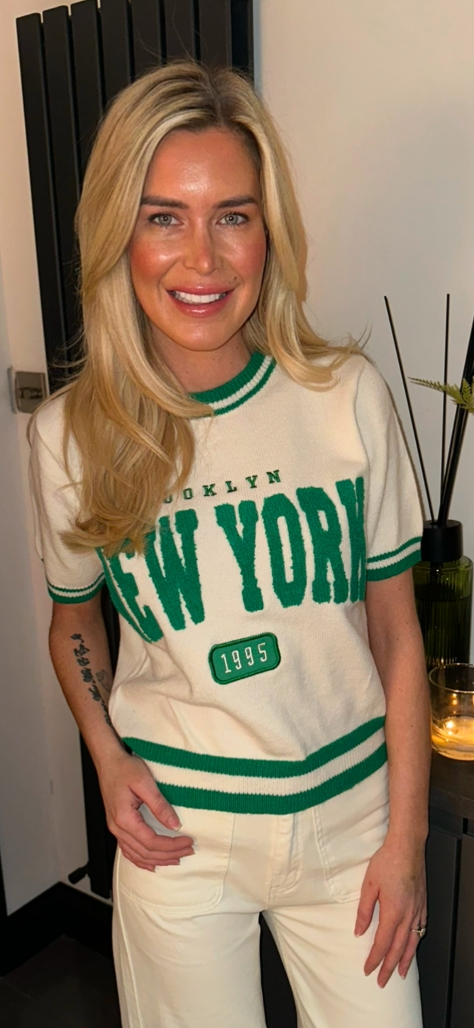 New york jumper green