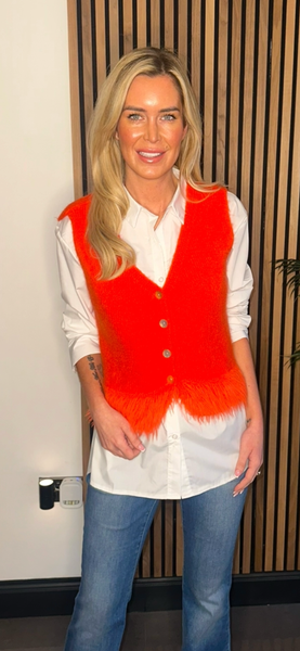 JAX waist jacket coral