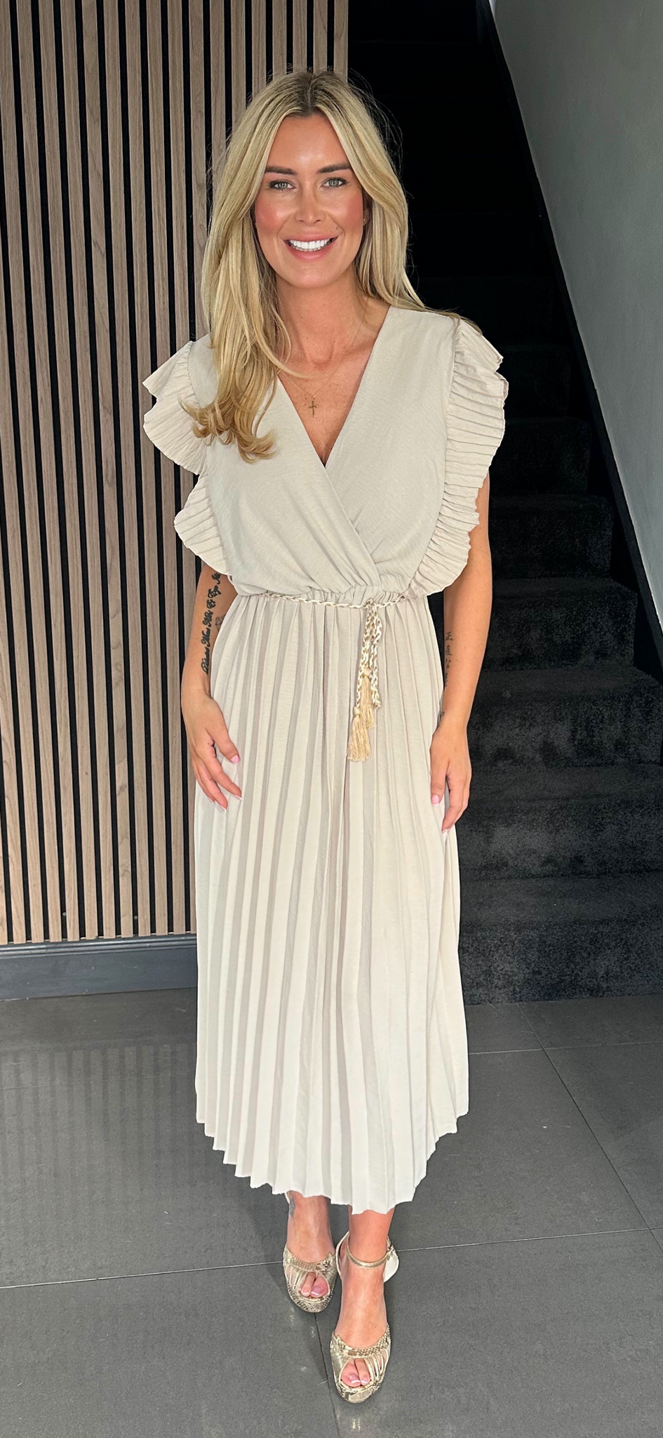 SYROS dress beige