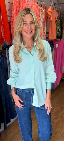 CHARLENE shirt green