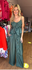 BELLA two piece khaki