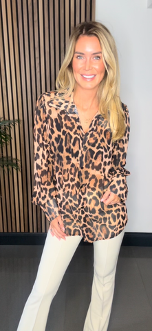 ARIA shirt leopard