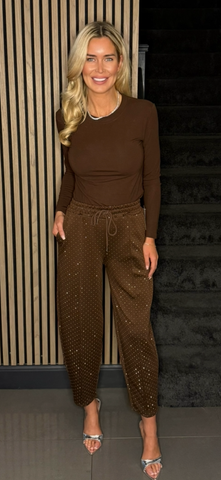 VIVIAN jogger brown
