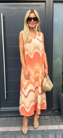 LEONIE dress Orange