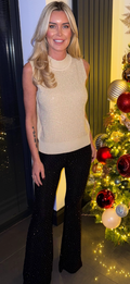 SPARKLE trousers black
