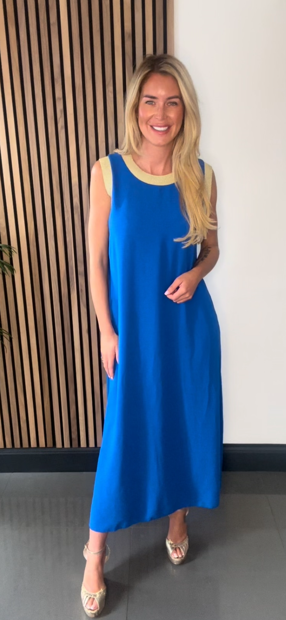 LINA dress blue