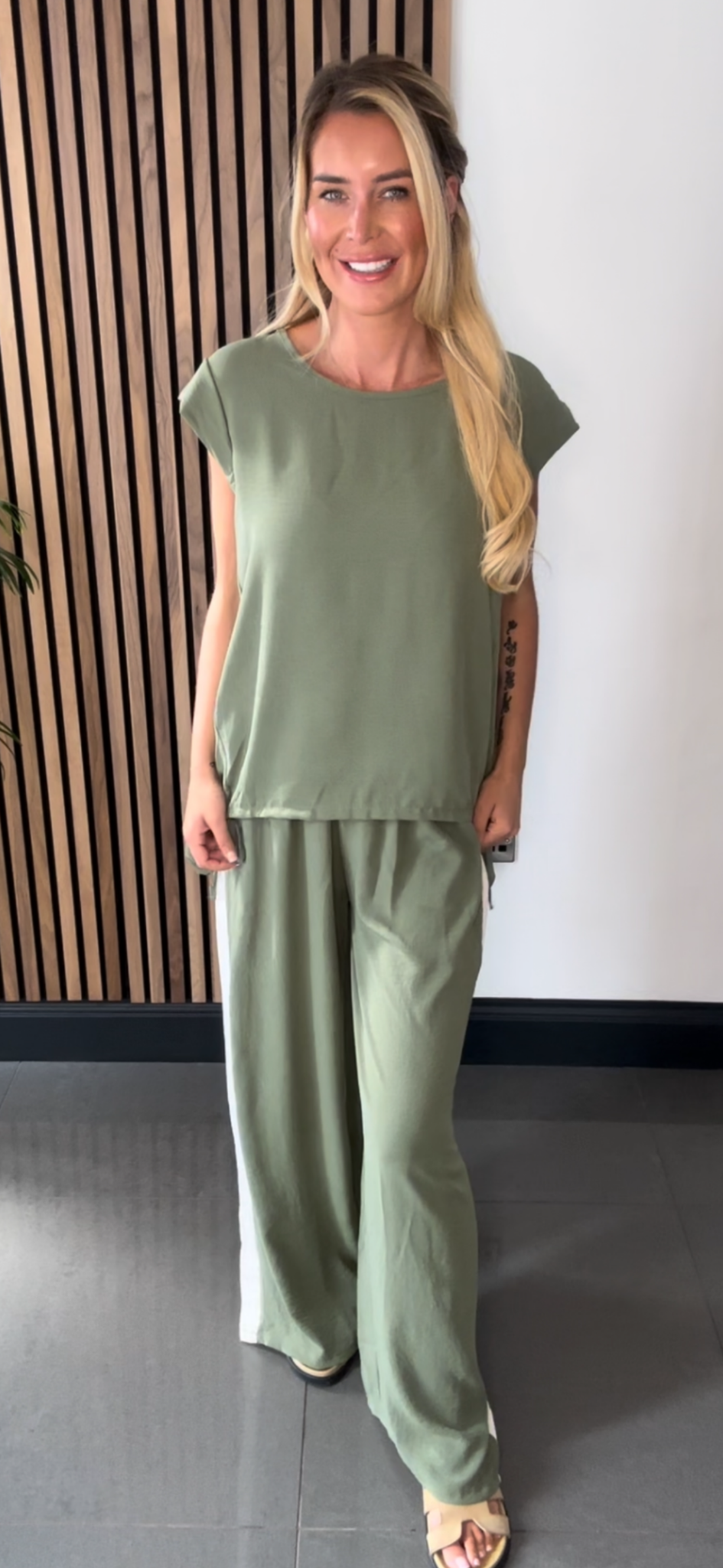 CAMILA set khaki