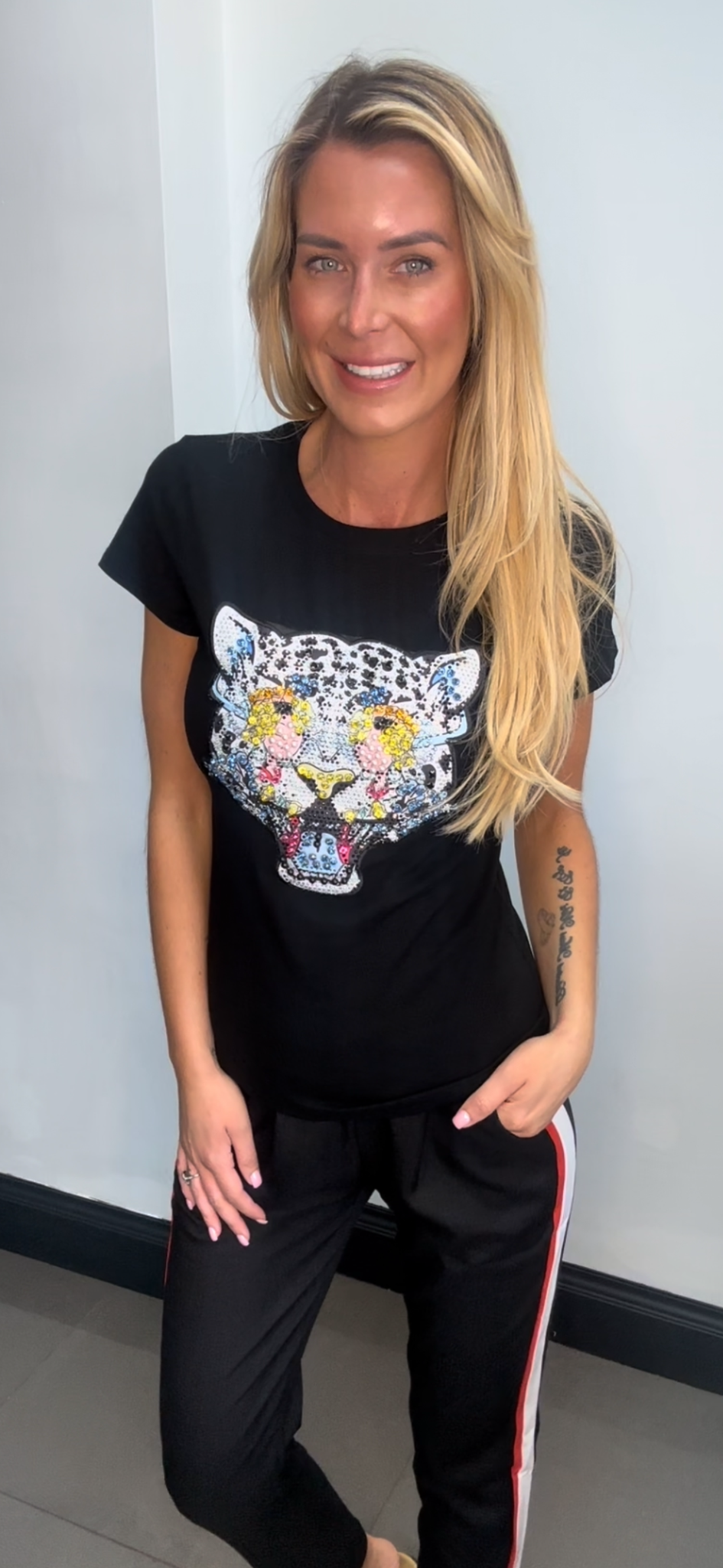 Tiger tshirt black