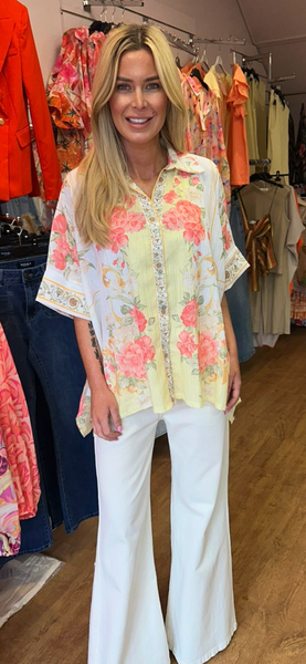 ELSIE shirt lemon
