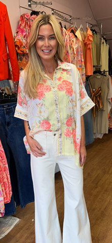 ELSIE shirt lemon