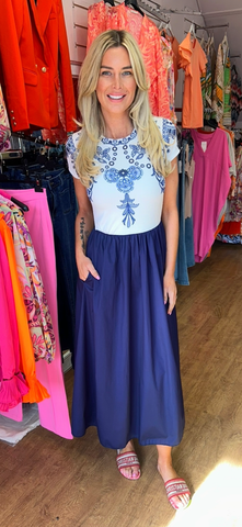 SORRENTO dress navy