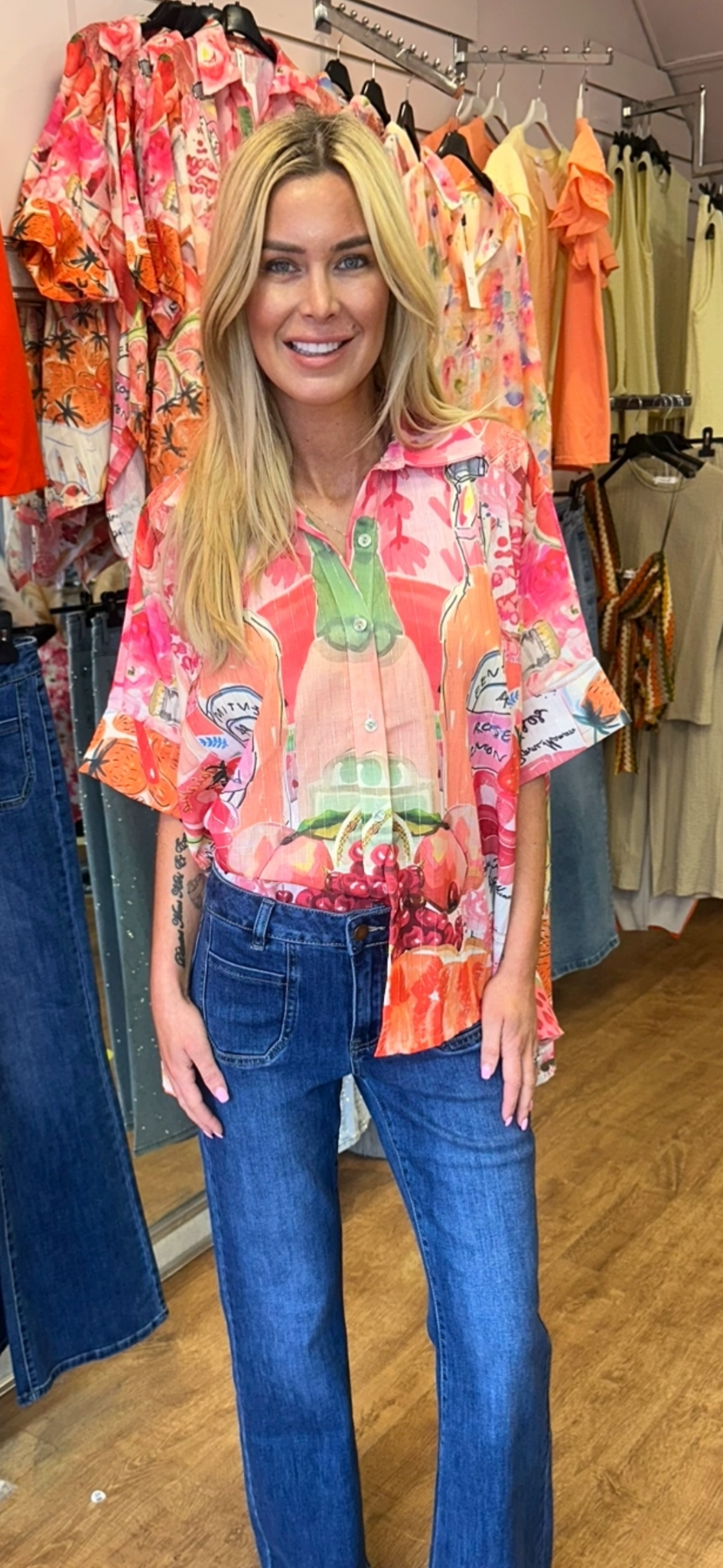 ELSIE shirt pink