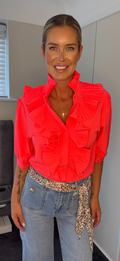 ARABELLA shirt hot pink