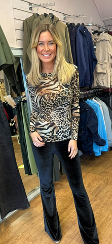 LEOPARD TOP