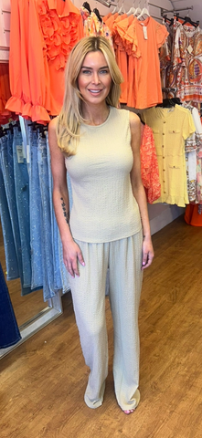 GRACE taupe two piece