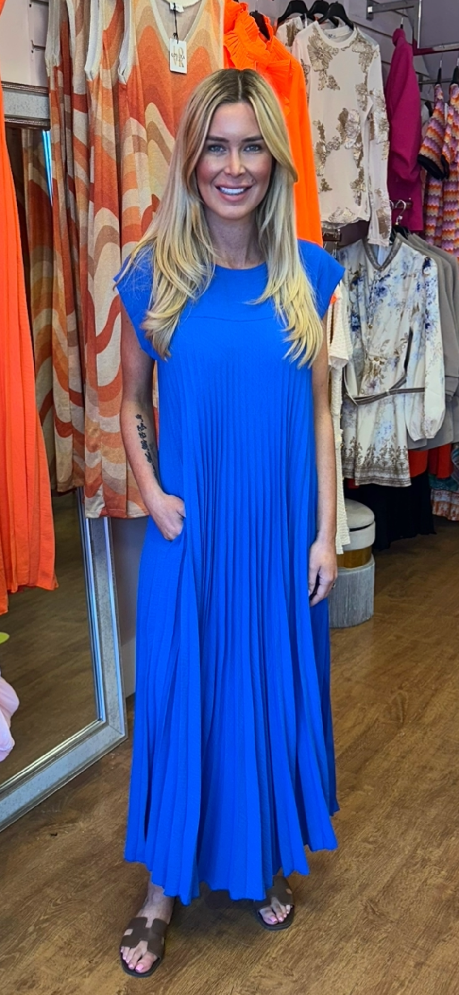MILAN dress royal blue