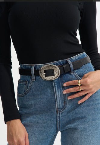 Western belt black