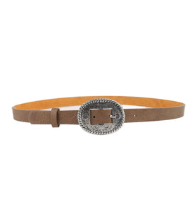Western belt taupe