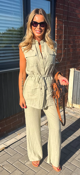 RINA SET sage green