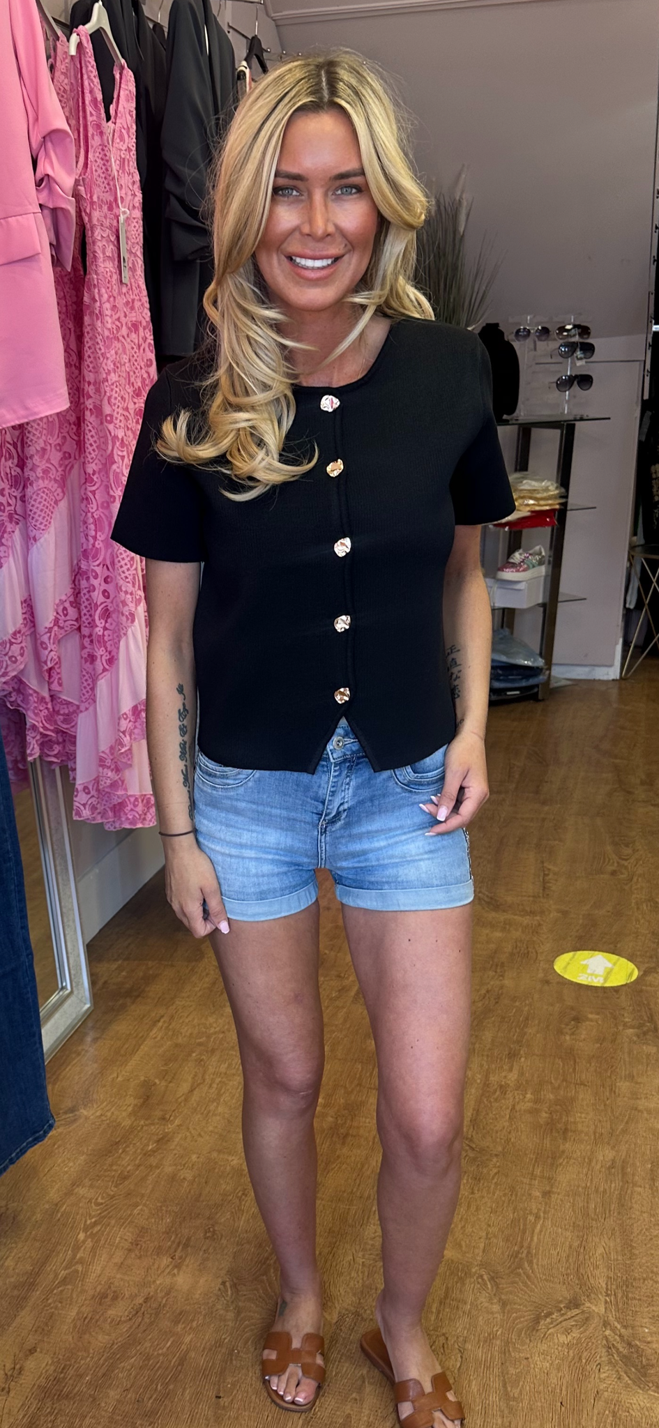 GEMMA TOP black