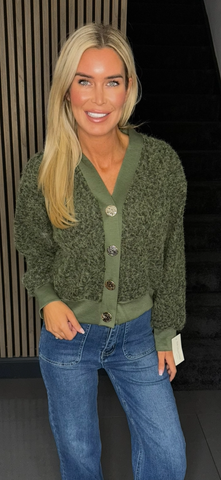 IVY CARDIGAN khaki