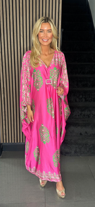 KIMONO dress pink