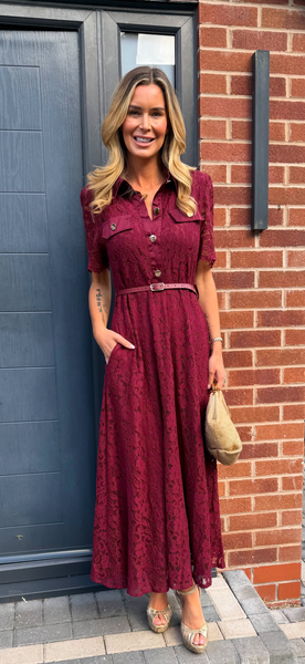CICI dress wine