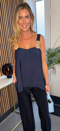 LANA cami navy
