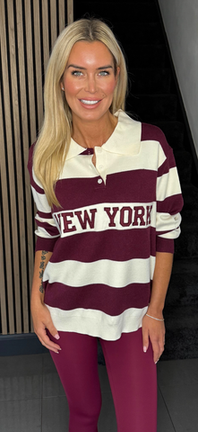 NEW YORK jumper wine