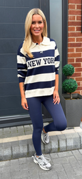 NEW YORK jumper navy