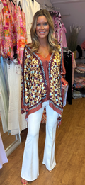 KIMONO top tan