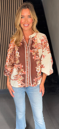 MILEY shirt brown