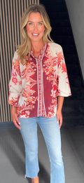 MILEY shirt red