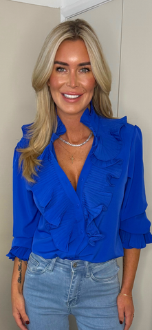 ANNIE shirt royal blue