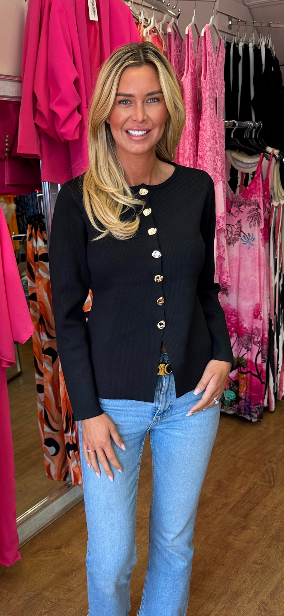 NOVA cardigan black