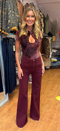 CARLA jeans wine