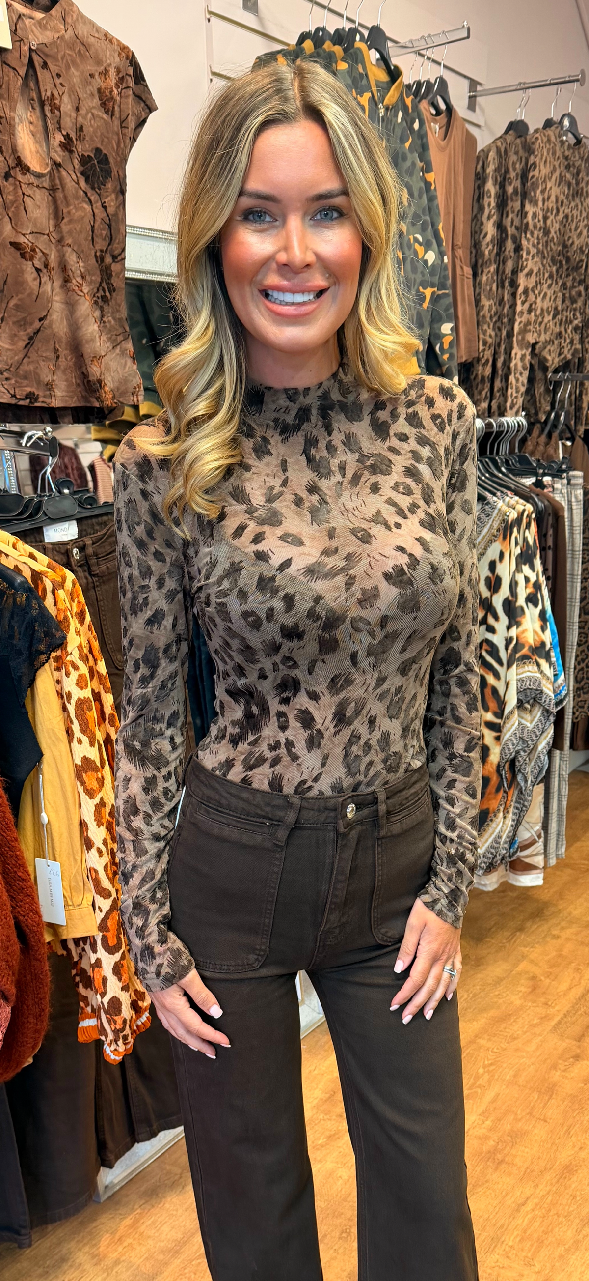 VERA bodysuit brown