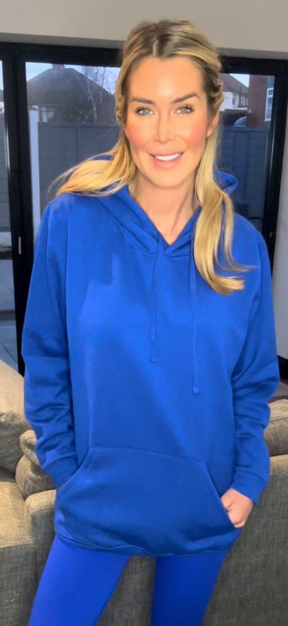 Royal blue hoodie