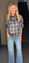 Tartan jacket black