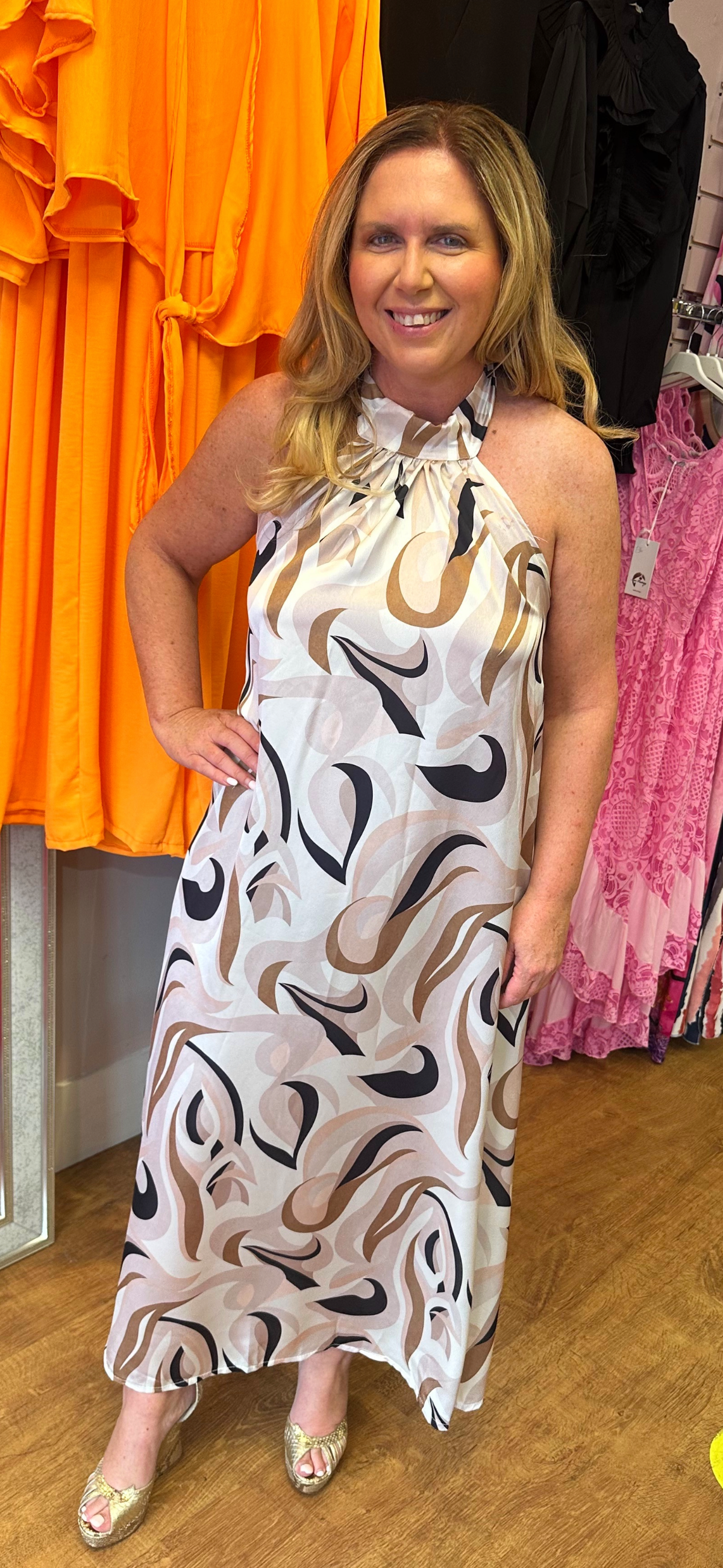 RIA dress beige
