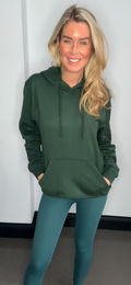 Bottle green hoodie