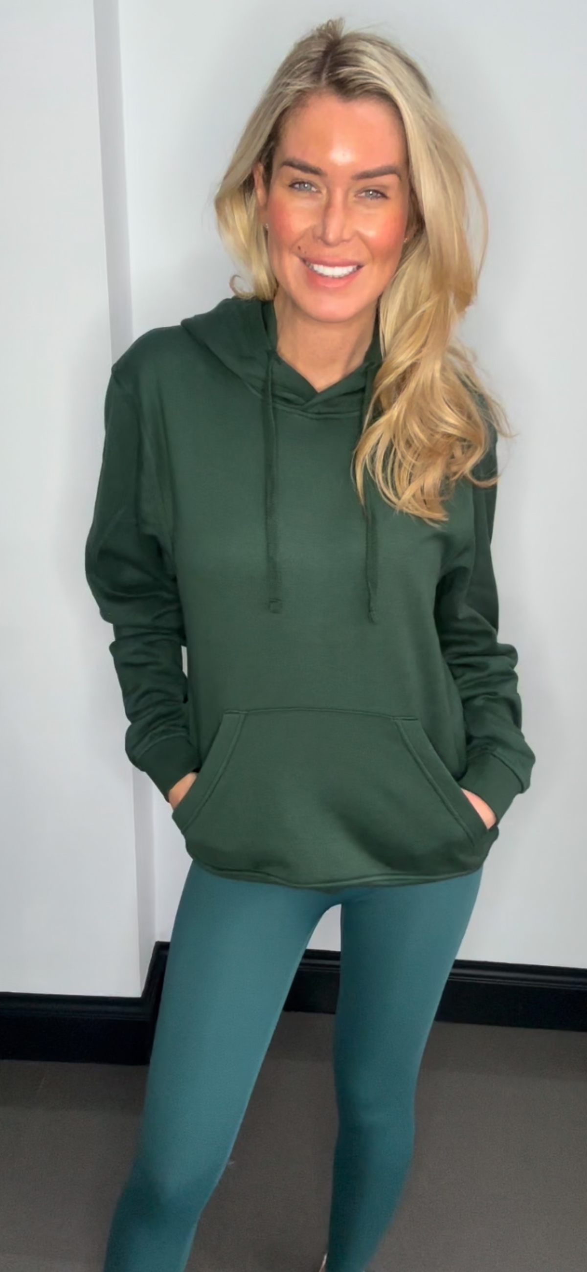 Bottle green hoodie