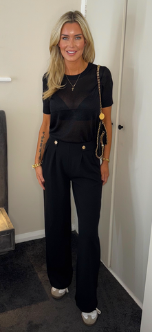 LAUREN TROUSER black