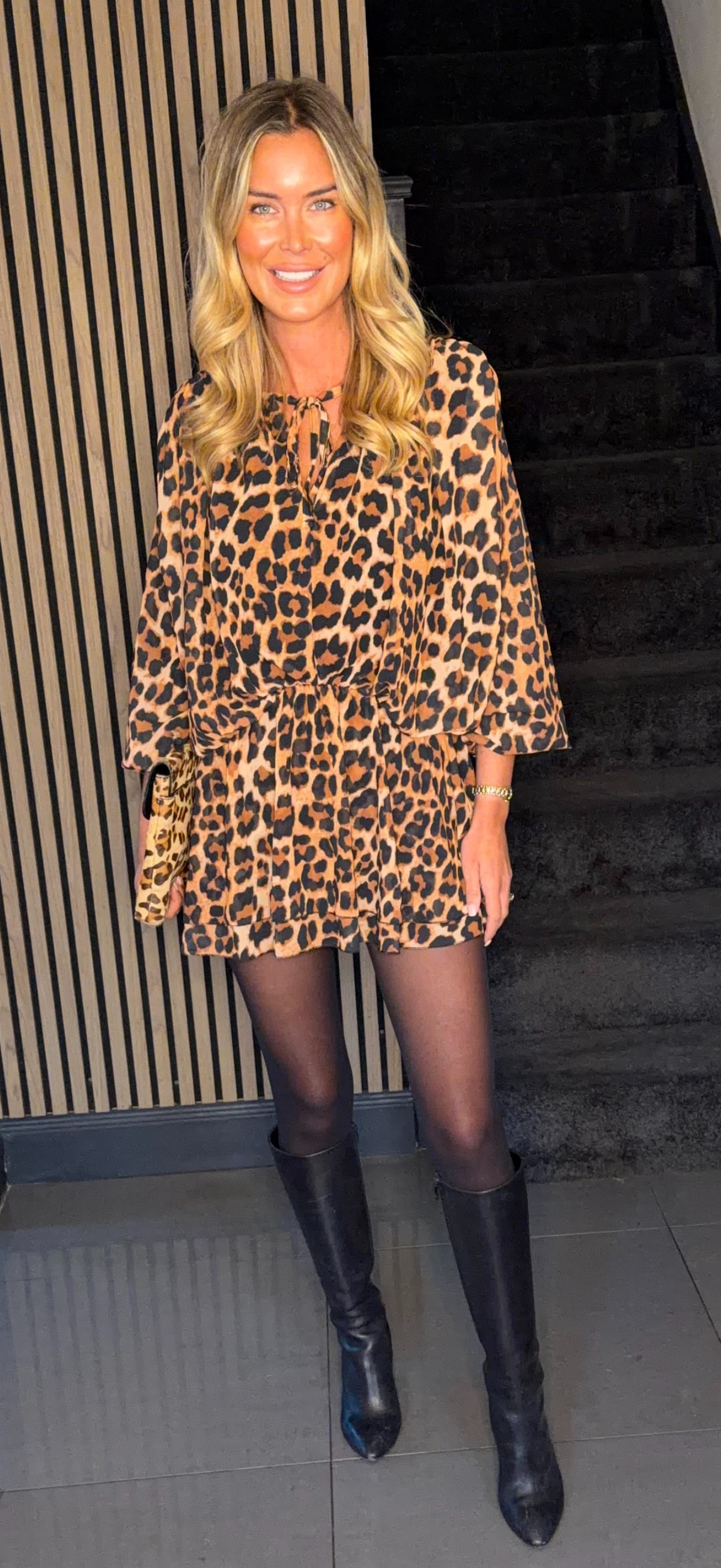 MILLIE dress/ top leopard