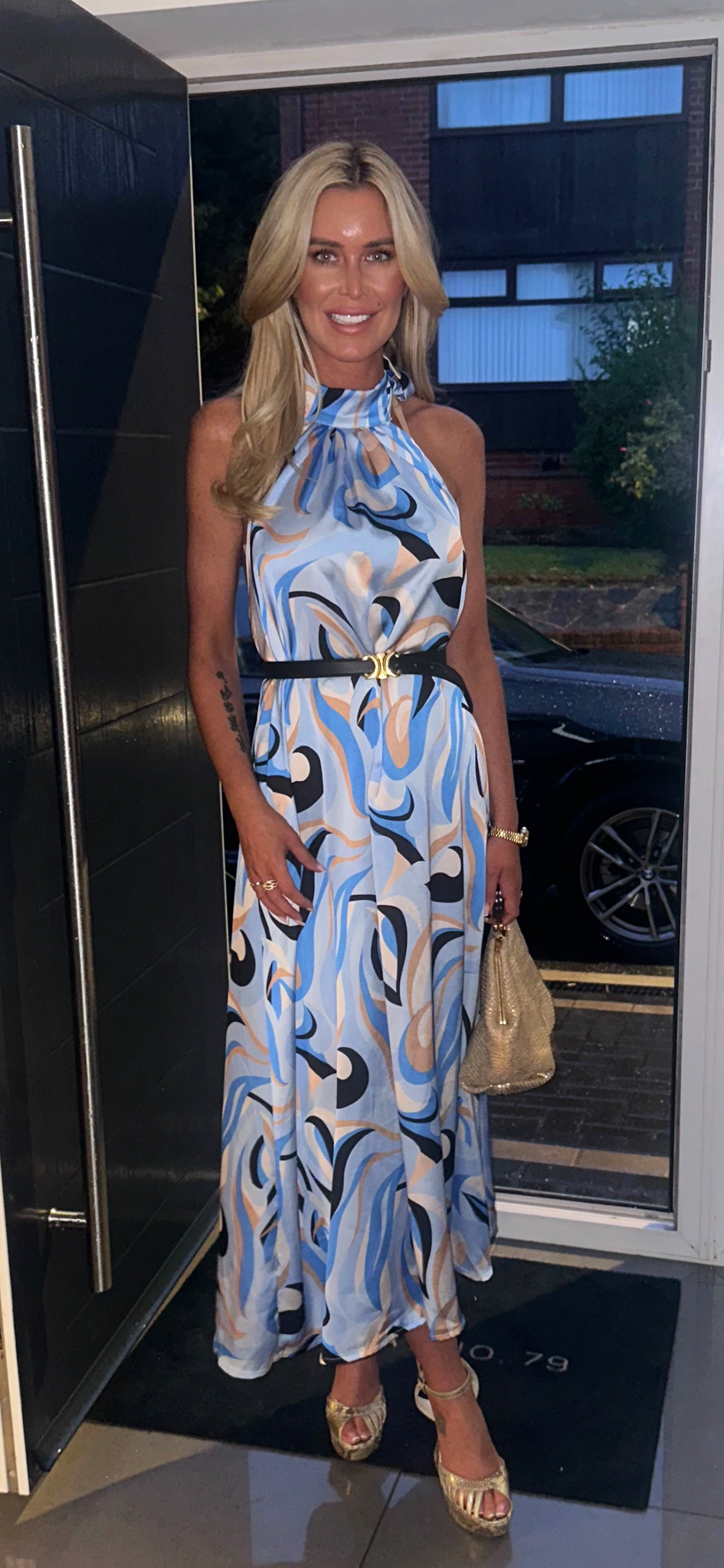 RIA dress blue