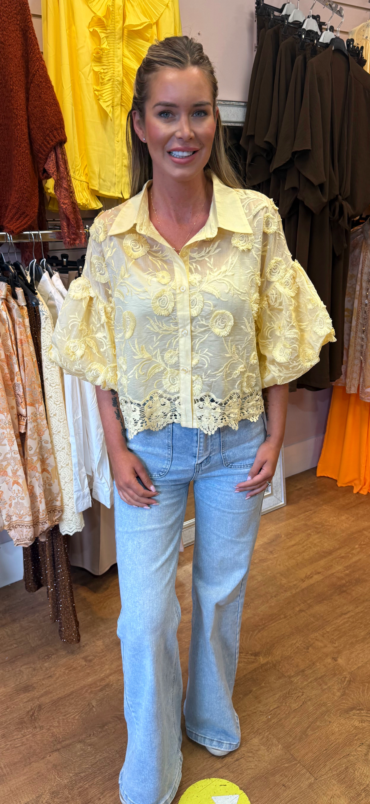HAYLEY shirt lemon