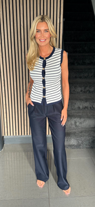 Relaxed trouser navy