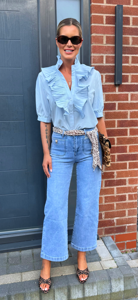 ARABELLA shirt sky blue